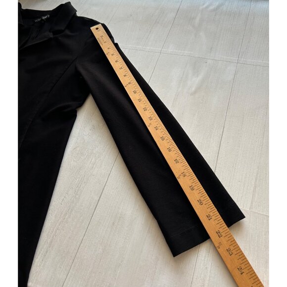 Eileen Fisher Women's Medium Black Button-Up Blazer Jacket - Picture 8 of 11